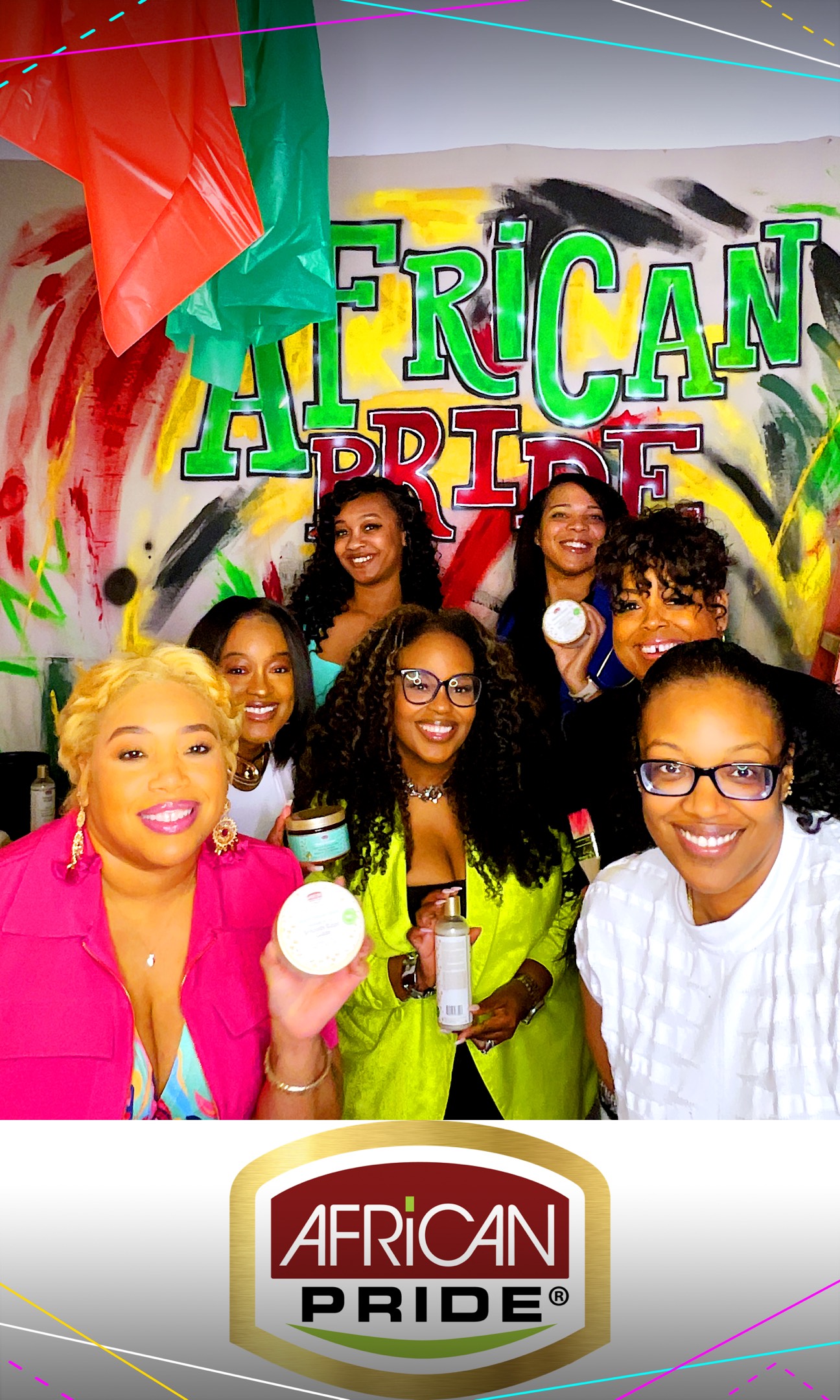 Brand event African Pride photo booth
